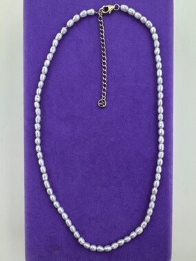 💛 Classic Mejuri 18k Vermeil Tiny Pearl Necklace